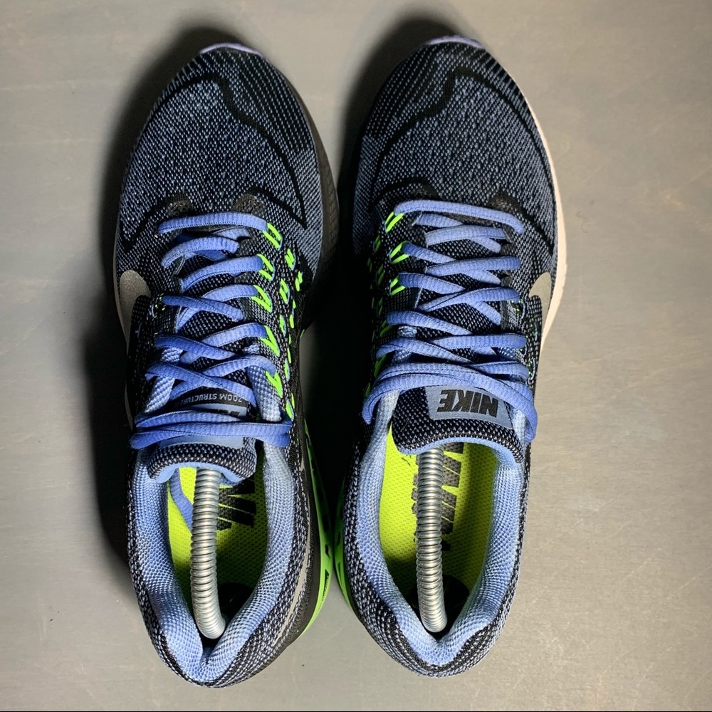 Nike Air Zoom Structure 18 Blue Running Shoes Women's 683737-402 - Picture 5 of 9